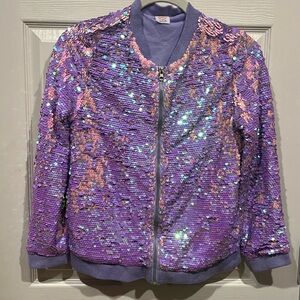 Wonder Nation Purple/Pink Sequin Jacket